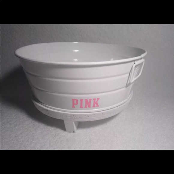 Victoria's Secret PINK Circle Store Display Metal / Bin TIN NIB LOVE PINK PROP - Picture 5 of 11
